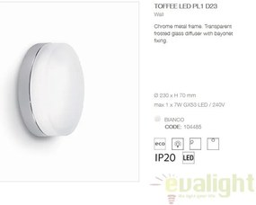 Aplica de perete TOFFEE LED PL1 D23 104485