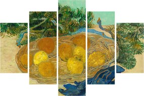 Tablou - Vincent van Gogh, Still Life of  Oranges and Lemons with  Blue Gloves, reproducere (150x105 cm)