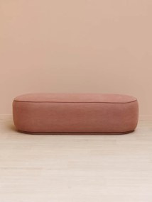 Bancheta roz, din lemn de mesteacan, Marsala