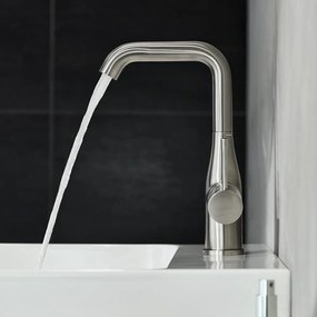 Baterie lavoar Grohe Essence L cu ventil Pop-Up crom periat Supersteel