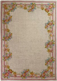 Covor țesut manual din lână 140x200 cm Elise Floral – Flair Rugs