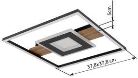 Plafoniera LED moderna PIKARA