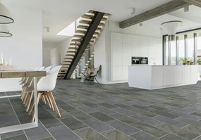 Linoleum Model Salisbury 996, Latime 200 cm, Gri Maro