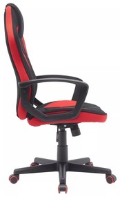 Scaun de birou Dakar negru/rosu