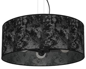 Lustră pe cablu SATINO 3xE27/60W/230V neagră/gri