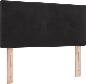 vidaXL Tăblie cap Negru 100 cm Catifea