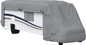 vidaXL Husa de rulota gri 870x235x275 cm Tesatura netesuta