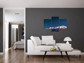 Tablou cu munți și cerul nocturn (90x60 cm)