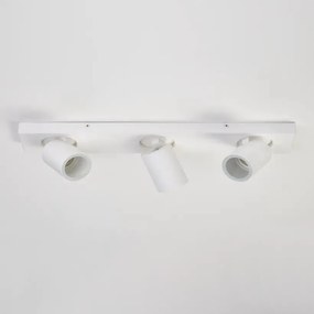 Plafoniera baie cu 3 spoturi directionabile Selene, alba