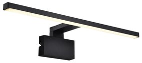 Aplica de perete LED pentru baie IP44 Marlee negru 3000K