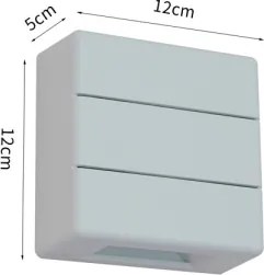 Immax 08521L - Aplica LED pentru exterior LUXLINE 6W/230V 3000K IP54 albă