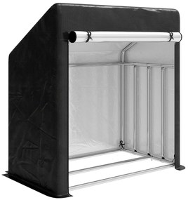 Outsunny Suport de Lemne de Exterior din Oțel cu Acoperire Impermeabilă 100x60x110 cm | Aosom Romania