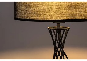 Rabalux 74082 - Lampă de masă NIVRA 1xE27/40W/230V, neagră