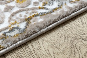 Modern GLOSS covor  8487 63 Ornament stilat, glamour aur / bej