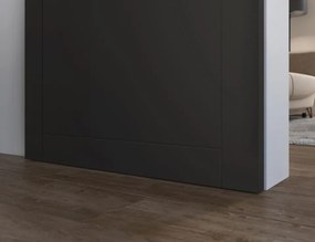 Usa glisanta, 204x90 cm, Charlise, Eltap (Culoare: Negru)