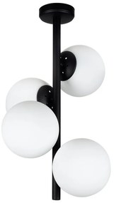 Lustră Squid Lighting Owl, înălțime 53 cm, negru