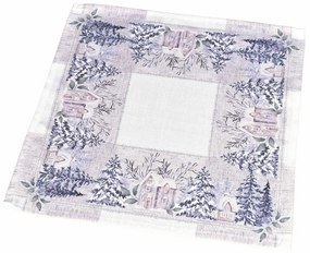 Set de masă de Crăciun Nostalgie de iarnă, 30 x 45 cm, set de 4 bucăți