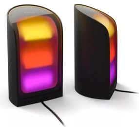 Philips Hue PLAY Wall Washer - Set 2x corp de iluminat LED RGBW reglabil, LED/20W/230V, 2000–6500K, negru