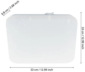 Plafonieră LED pentru baie FRANIA LED/14,6W/230V IP44 Eglo 900364