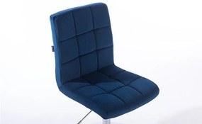 HR7009N Scaun Catifea Bleumarin