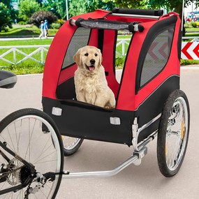 Remorcă pliabilă pentru bicicletă pentru animale de companie