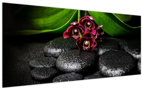 Tablou - Pietre de lavă (120x50 cm)