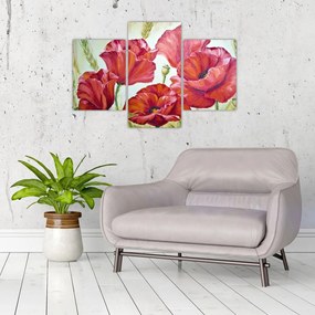 Tablou - Mac - flori (90x60 cm)