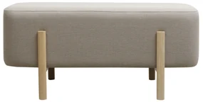 Taburet puf dreptunghiular, ASHI, mai multe variante - Hobby Flower Culoare: bej