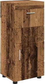 vidaXL Set dulap baie TULUM Lemn vechi 37 x 31,5 x 82 cm Lemn compozit
