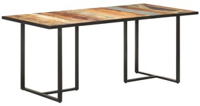 vidaXL Masă de bucătărie, 180 cm, lemn masiv reciclat
