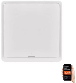 Comutator cu 1 buton GoSmart Tuya alb