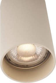 Set de 4 spoturi moderne bej montate la suprafață GU10 50mm Rotund - Tuba