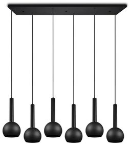 Lustră neagră Ciliana – CINQUE
