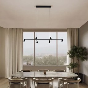 Lustra suspendata cu 6 spoturi LED RIVO