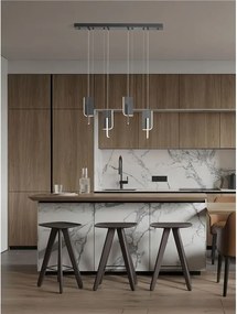 Lustra LED suspendata liniara design decorativ 3000K TOTEM