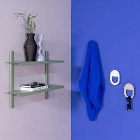 Raft verde prăfuit etajat din metal 60 cm Hola – Spinder Design