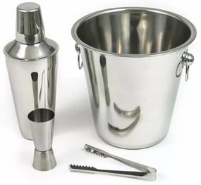 Set accesorii bar 4 piese Kinghoff KH1244, otel inoxidabil, argintiu