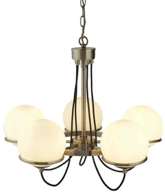 Lustra deosebita design vintage 58cm Sphere 5L 7095-5AB SRT