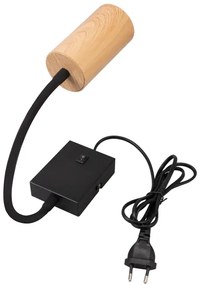 Lampă flexibilă de perete Brilagi SELE 1xGU10/30W/230V negru/bej