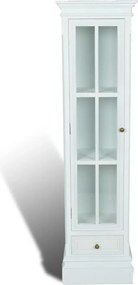 vidaXL Dulap bibliotecă elegant cu 3 rafturi, alb, lemn