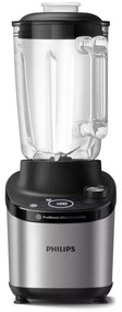 Blender Philips HR3760/00, 1500W, 2L, ProBlend Ultra, Viteza mare, Pulse, Aplicatie NutriU, Negru