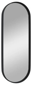 Oglinda de perete, negru, 15x40 cm, ovala 1, Negru, 15 x 40 cm