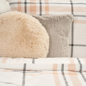 Lenjerie de pat din flanelă 4Home Elegant Plaid, 140 x 220 cm, 70 x 90 cm