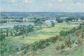 Tablou - Theodore Robinson, The Valley of the Seine, From the Hills of Giverny, reproducere (90x60 cm)