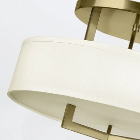 Hinkley HK-HAMPTON-SF-BB Plafonieră HAMPTON, 3 x E27, 60 W, 230 V, Ø 50,8 cm, finisaj auriu