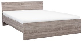 Pat dublu Miami fără cadru de pat 160x200 cm stejar York-stejar York