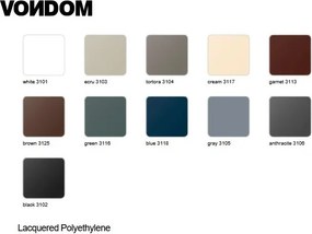 Ghiveci plante design decorativ modern interior / exterior HIGH CUBE mini 14x14x28cm