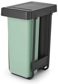 Coș de gunoi verde mentă/gri închis de reciclat/ încorporat din plastic 60 l Sort&amp;Go – Brabantia