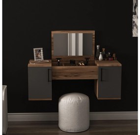 Măsuță de toaletă Lumami 2 (Nuc deschis + antracit) . 1094094