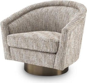 Fotoliu rotativ design lux Catene, bej 115299 HZ